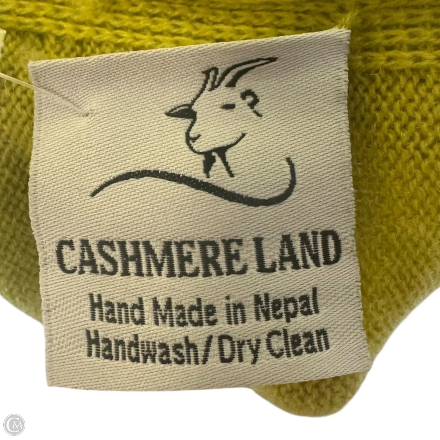 Cashmere Poncho By Cashmere Land In Green, Size: Osfm