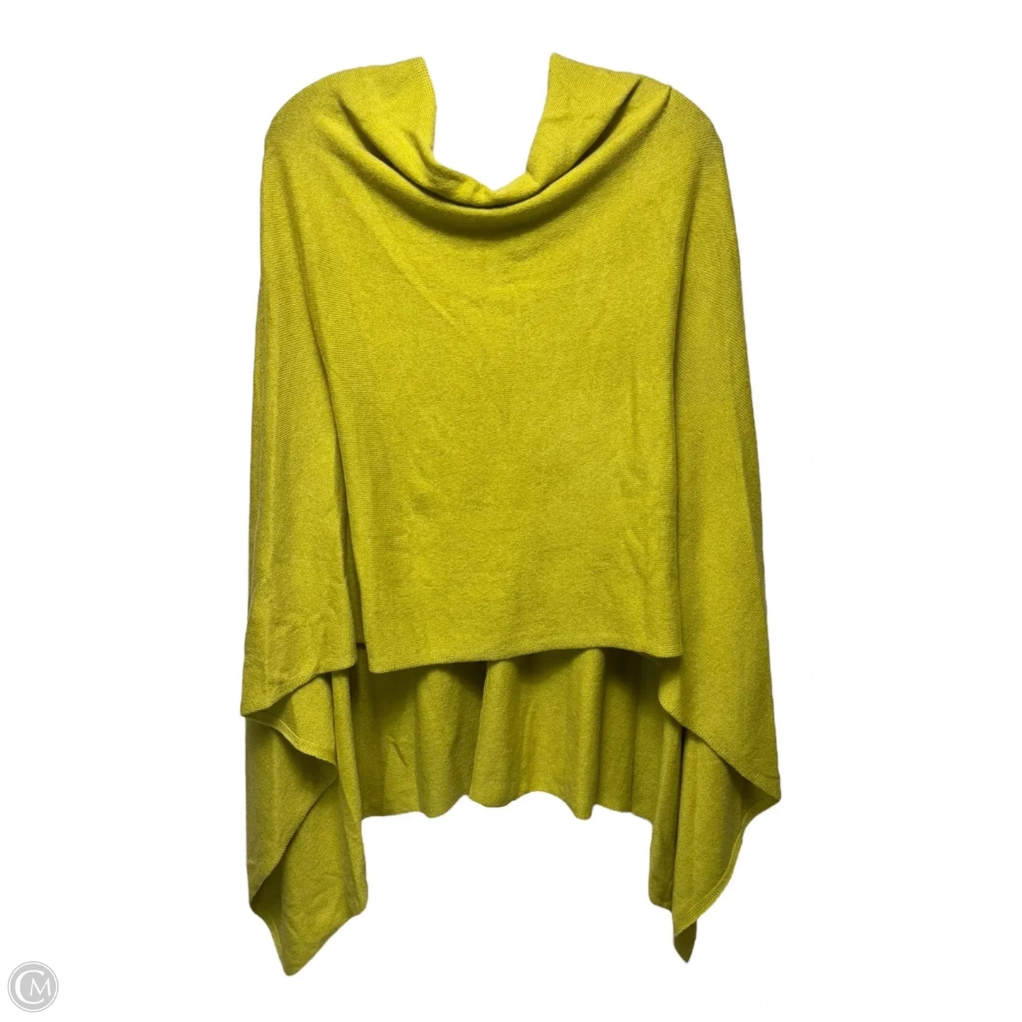 Cashmere Poncho By Cashmere Land In Green, Size: Osfm