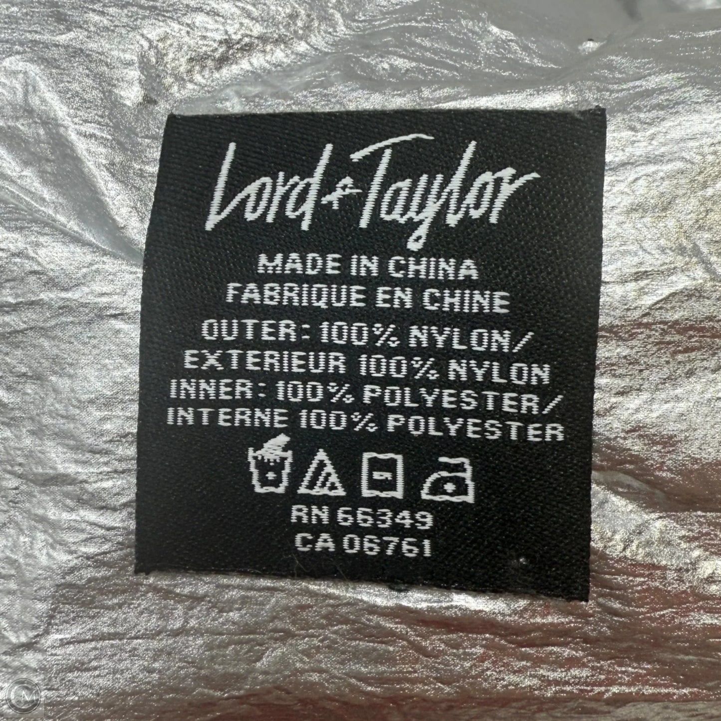 Metallic Puffer Scarf Long By Lord And Taylor