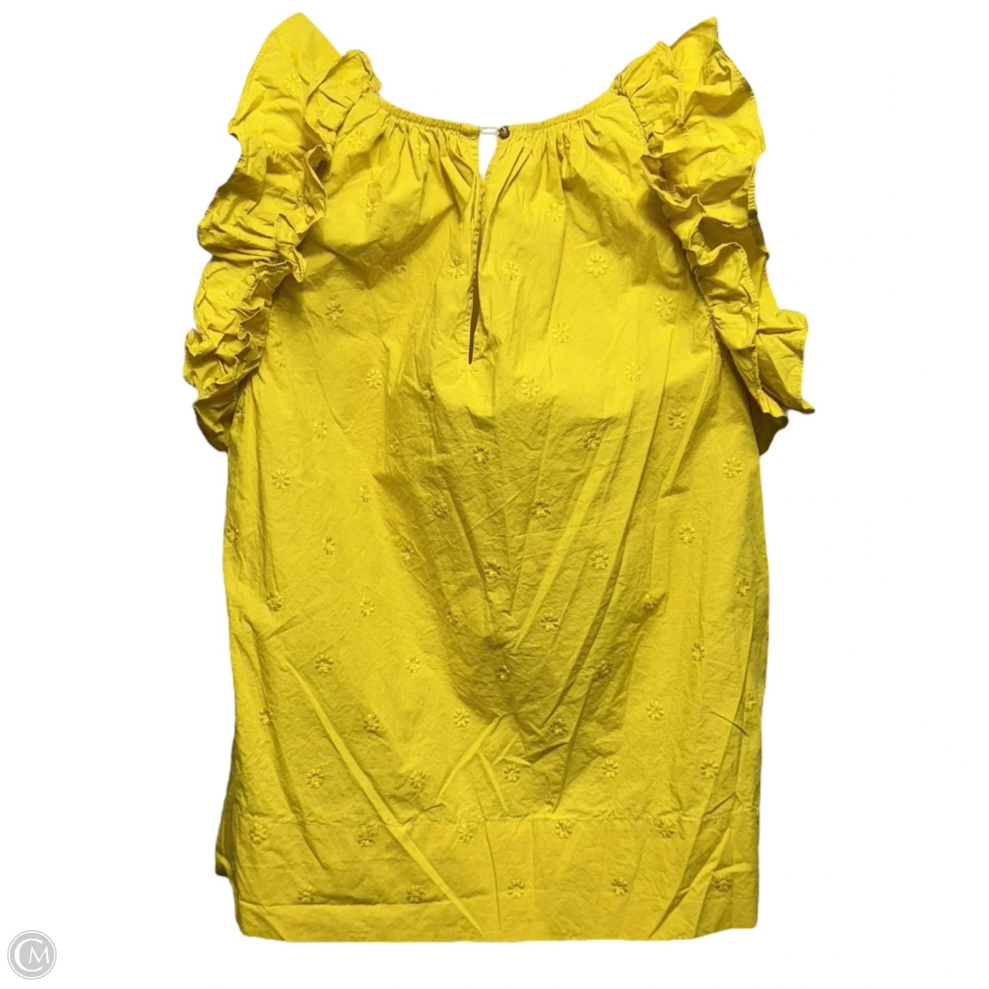 Tilda Ruffle Trim Top By Ulla Johnson In Yellow, Size: 2