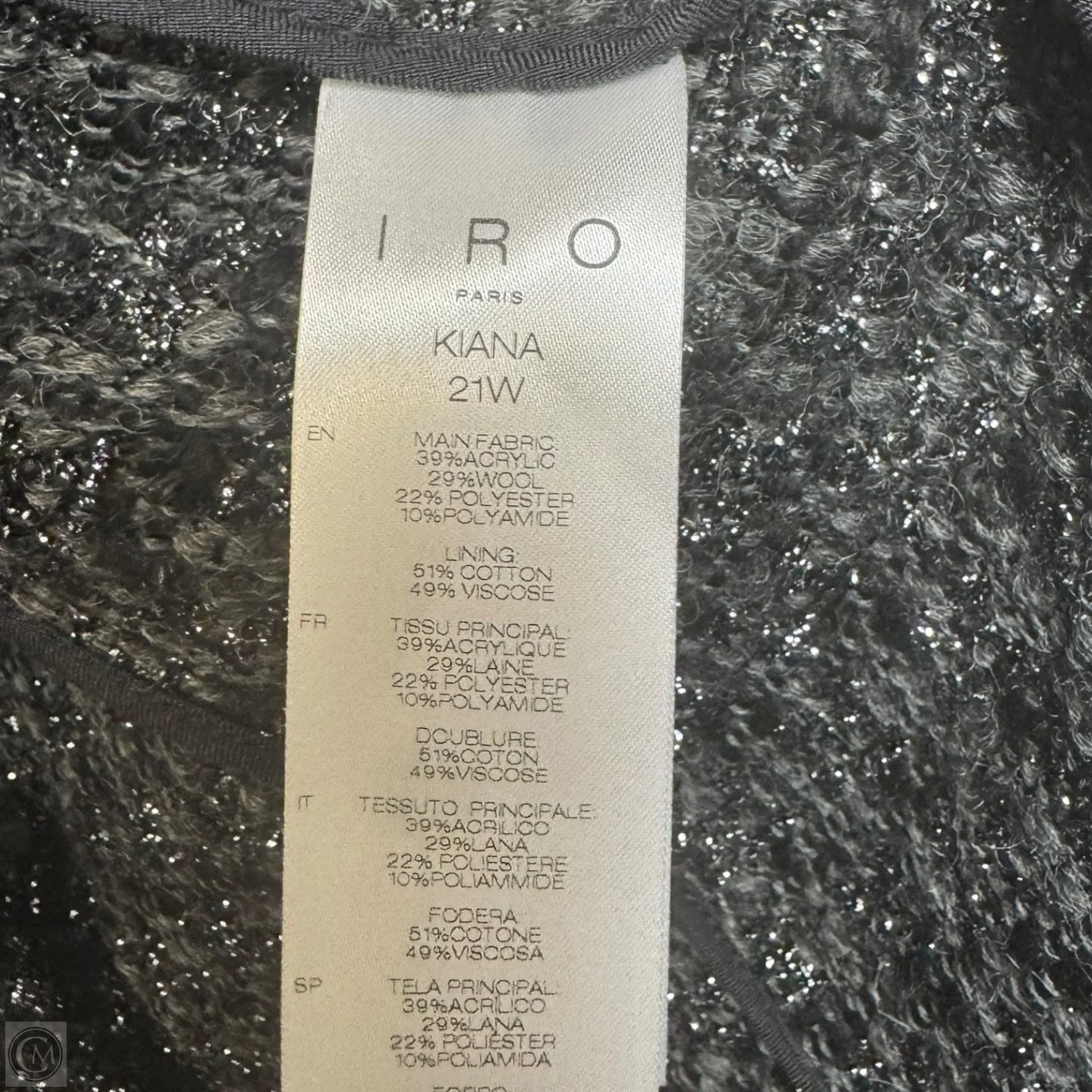 Blazer By Iro In Grey, Size: 6