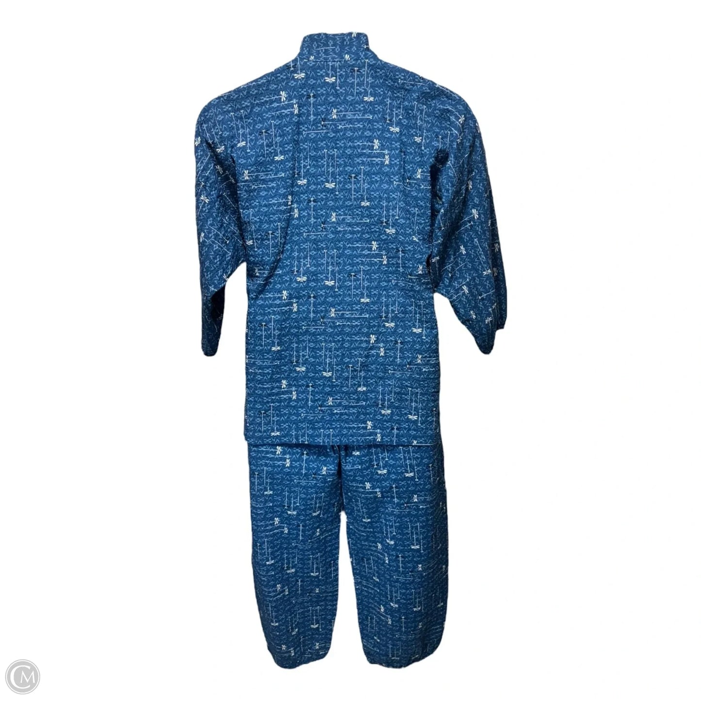 Samue Pajama Set 2pc In Blue, Size: M/L