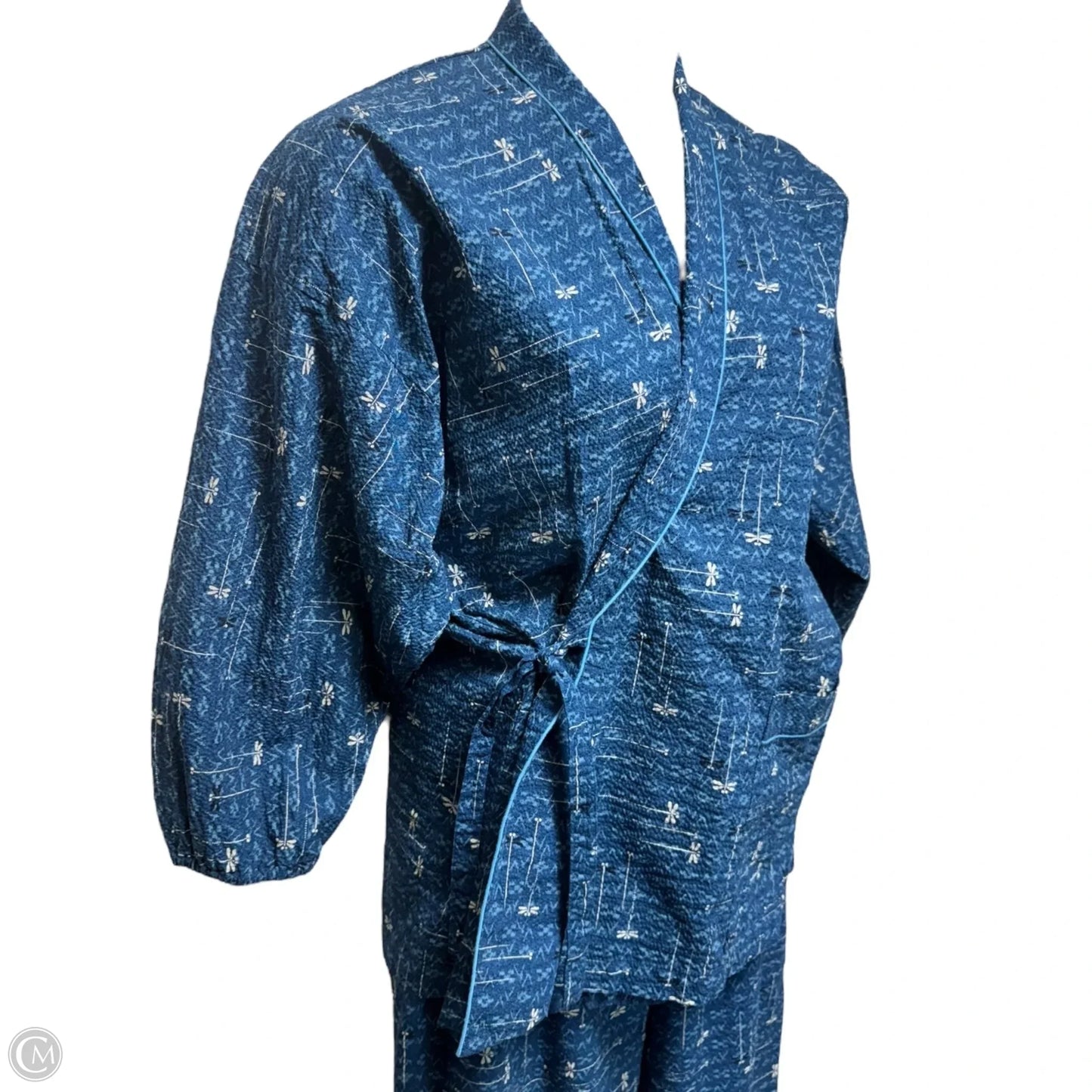 Samue Pajama Set 2pc In Blue, Size: M/L