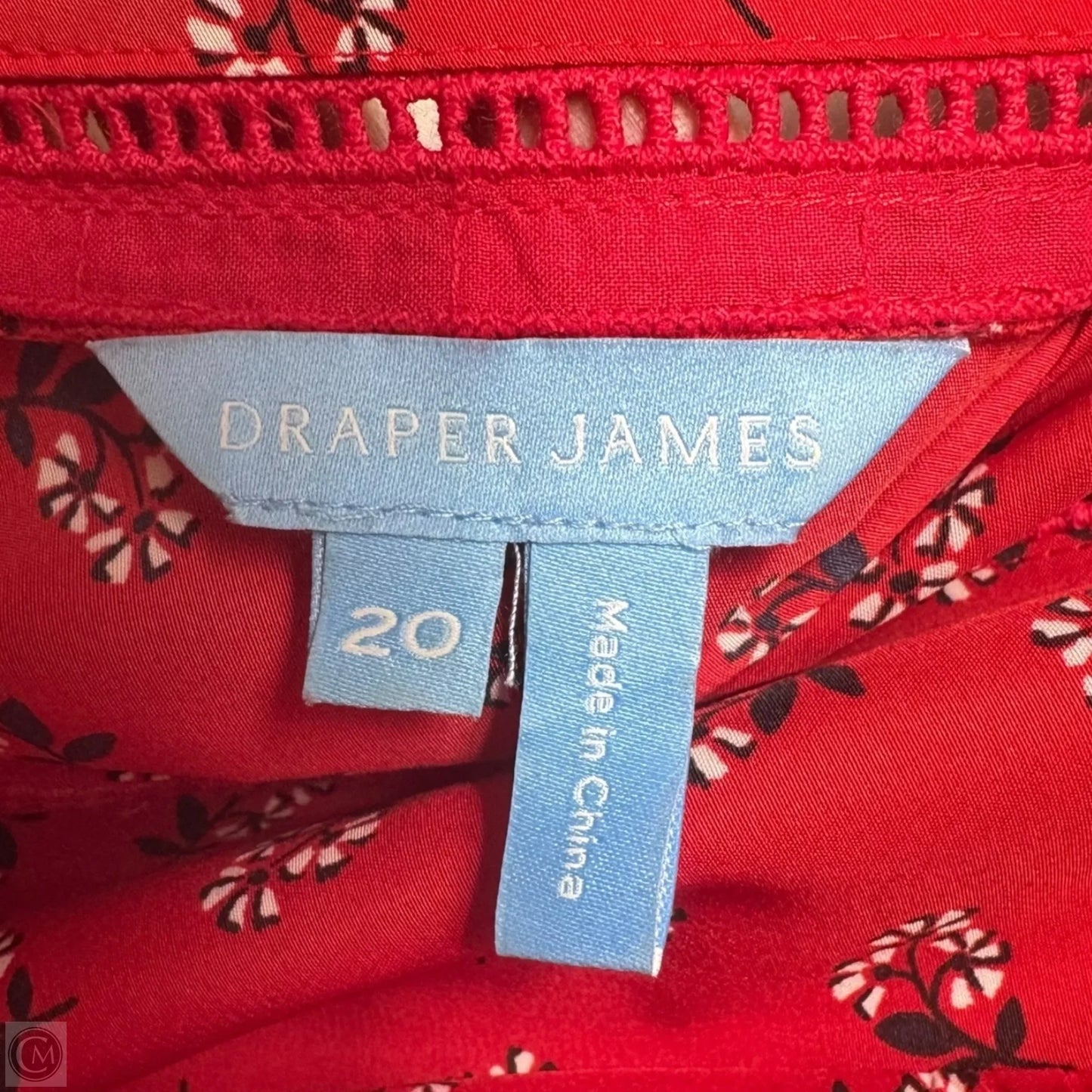 Dress Casual Midi By Draper James In Red, Size: 20