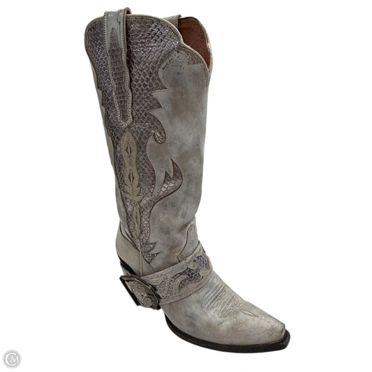 Sydney Snip Toe Western Boots By Dan Post In Grey, Size: 8.5