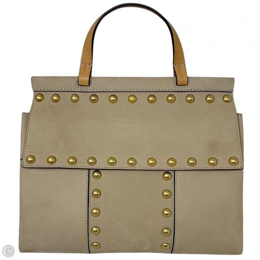 Block-T Studded Satchel
 Designer By Tory Burch, Size: Medium
