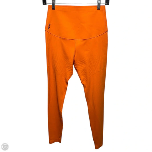Athletic Leggings By Fanka In Orange, Size: L