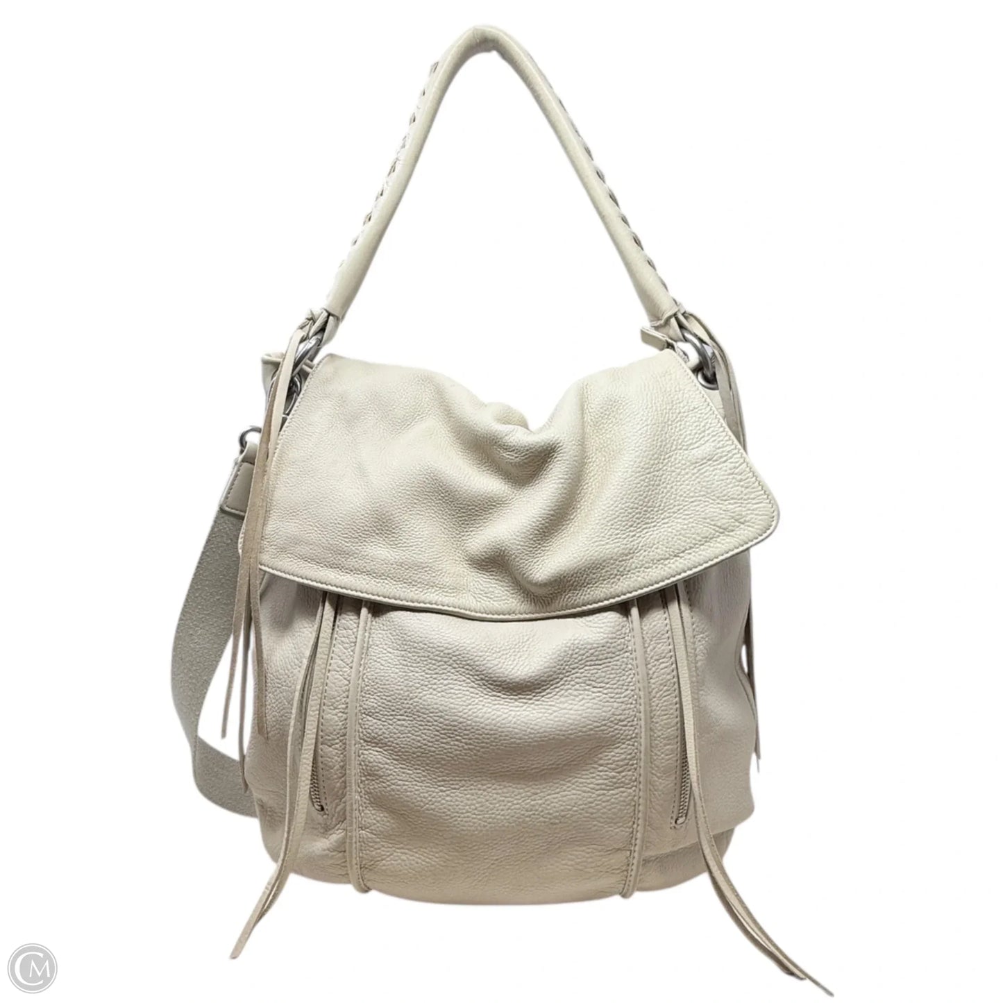 Vintage Leather Hobo Crossbody By Christopher Kon, Size: Large