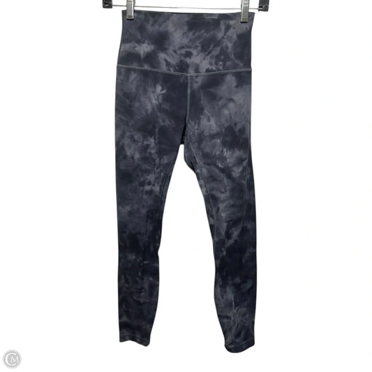 Athletic Leggings By Lululemon In Blue, Size: 4