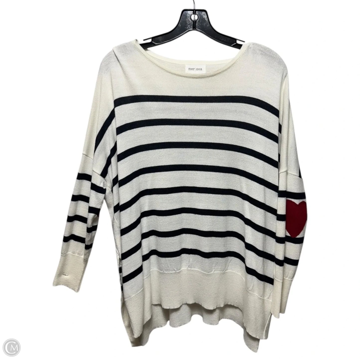 Amour Sweater By Mersea In Striped Pattern, Size: OSFM