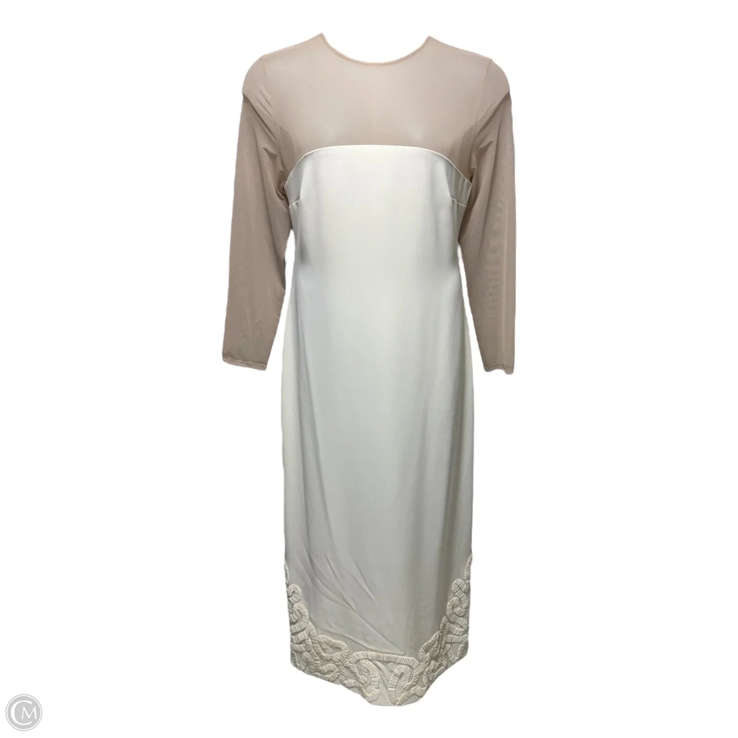 Dress Party Maxi By Elizabeth Damrich x Antonio Melani In Cream, Size: 12