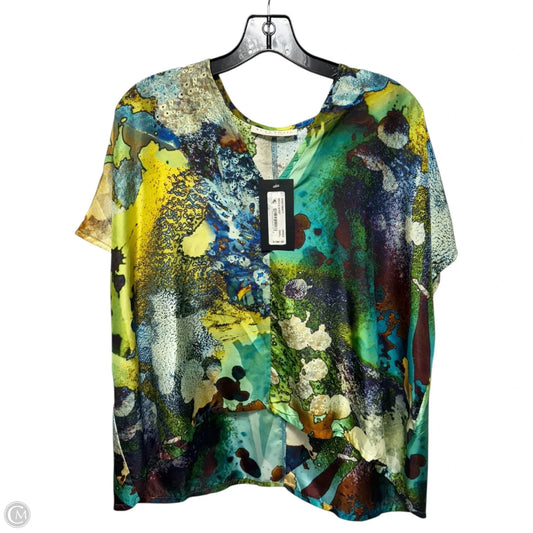 Becca Silk Top Short Sleeve By Bryn Walker In Multi-colored, Size: Xs