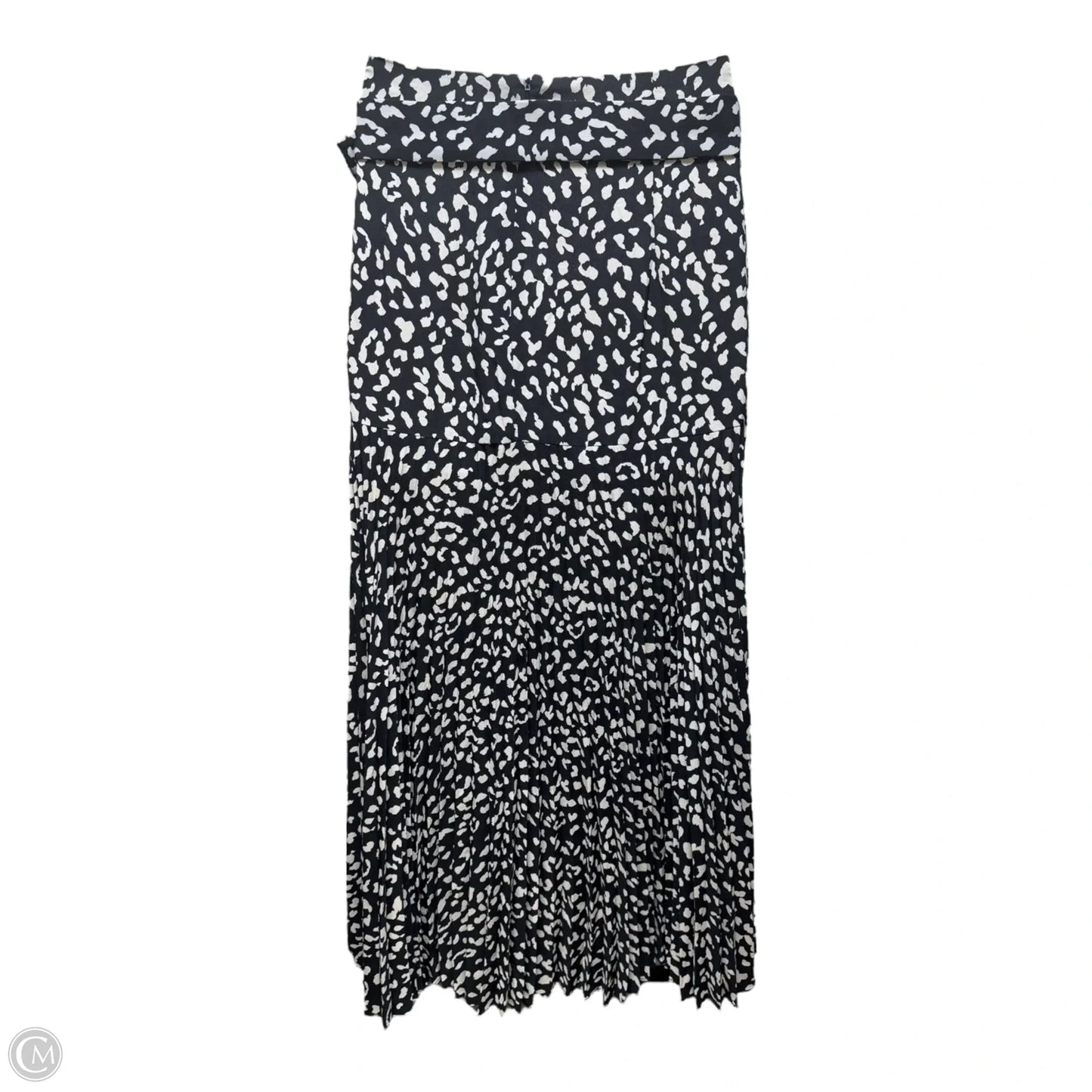 Skirt Maxi By Bardot In Black & Cream, Size: 10
