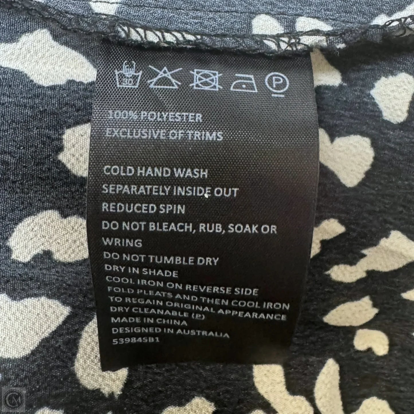 Skirt Maxi By Bardot In Black & Cream, Size: 10