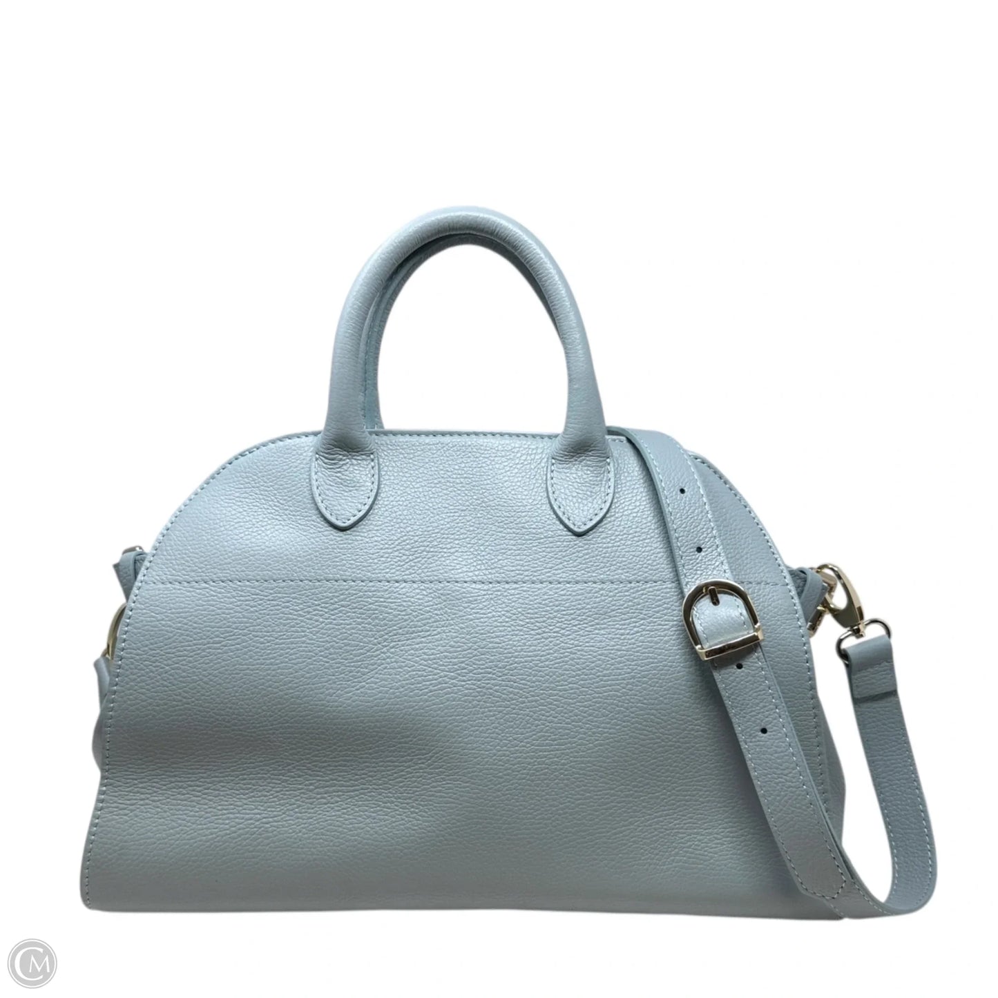 Riva Italian Leather Commuter Satchel By Anna Paola, Size: Large