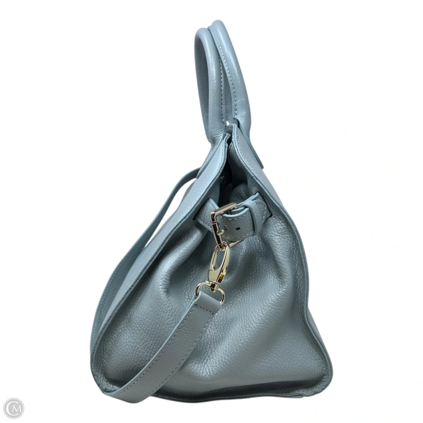 Riva Italian Leather Commuter Satchel By Anna Paola, Size: Large