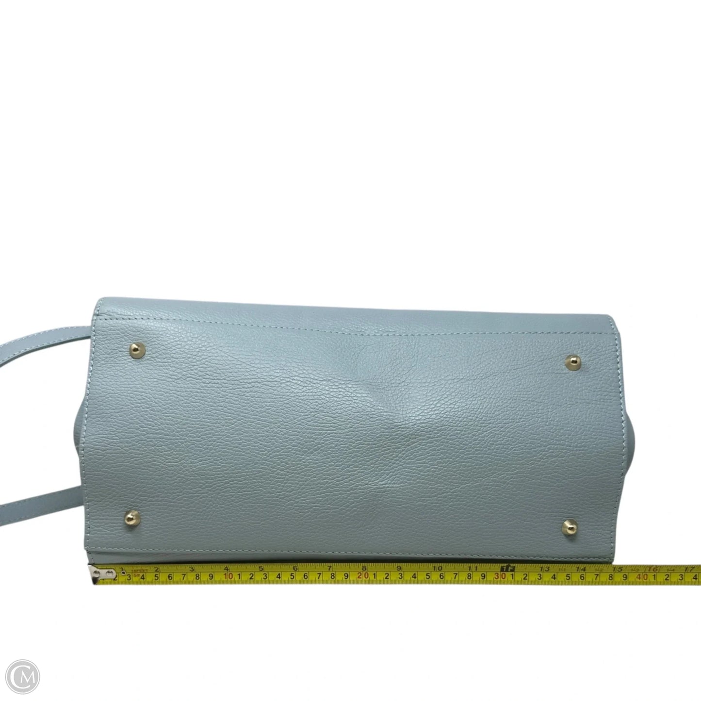 Riva Italian Leather Commuter Satchel By Anna Paola, Size: Large