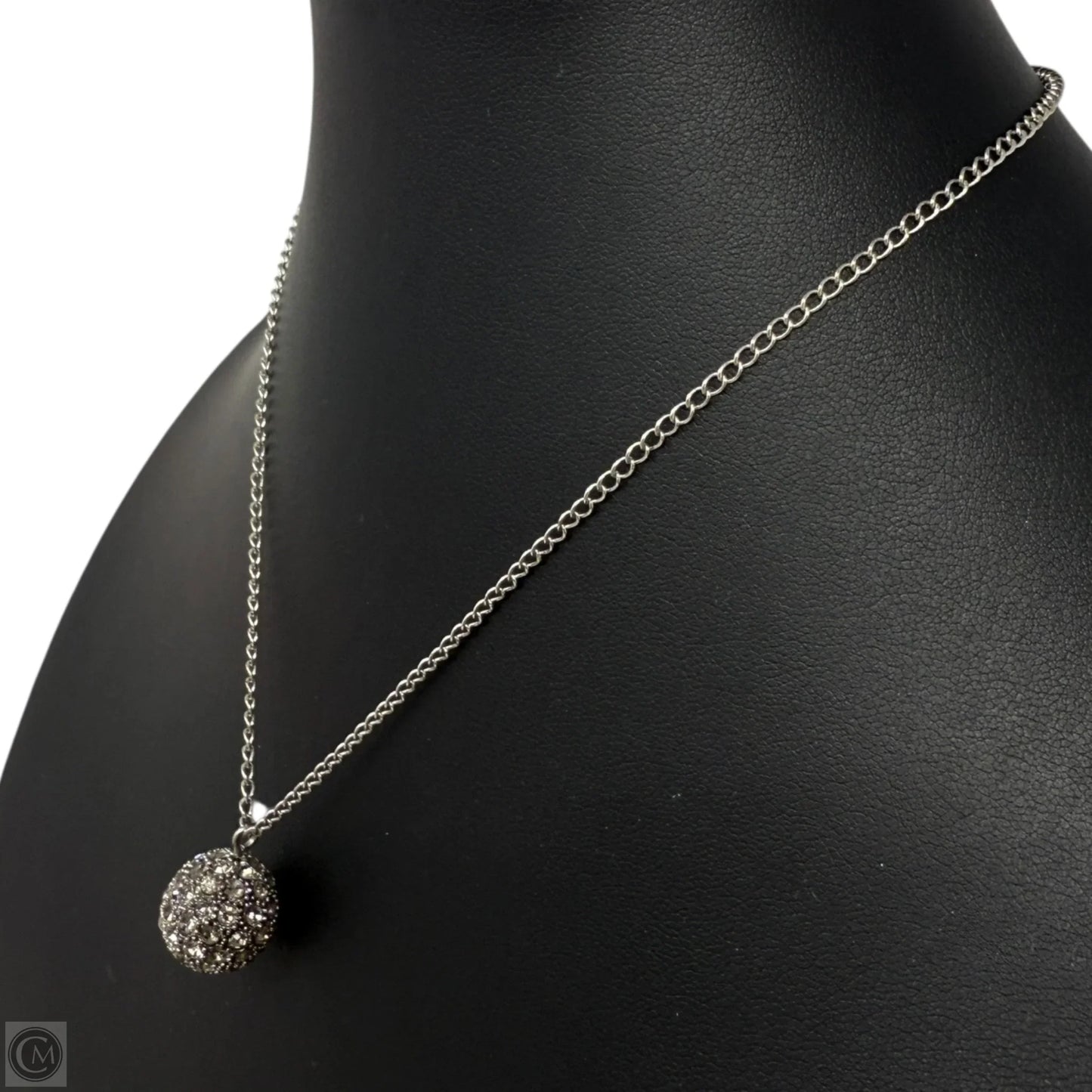 In a Twinkling Silver Tone CZ Pave Necklace Designer By Kate Spade