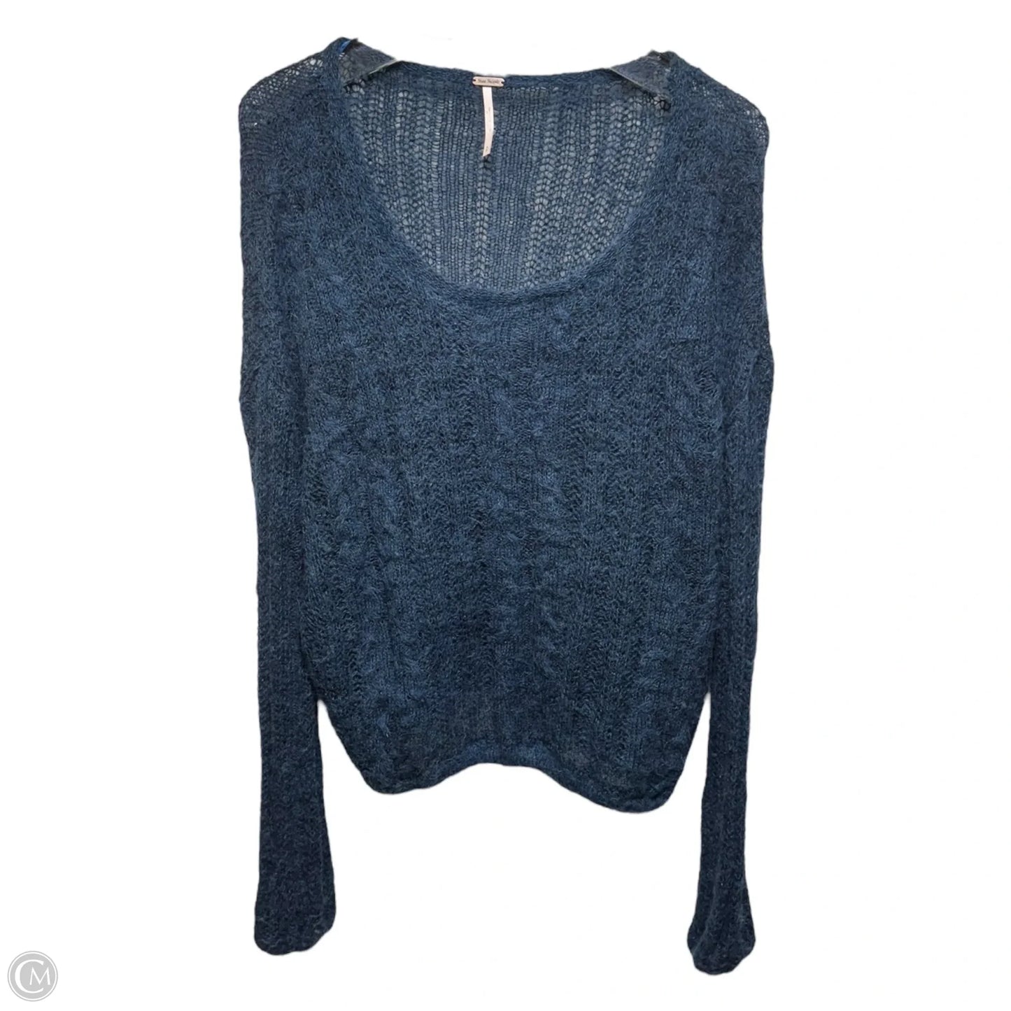 Angel Soft Alpaca Wool Pullover Sweater By Free People In Teal, Size: S