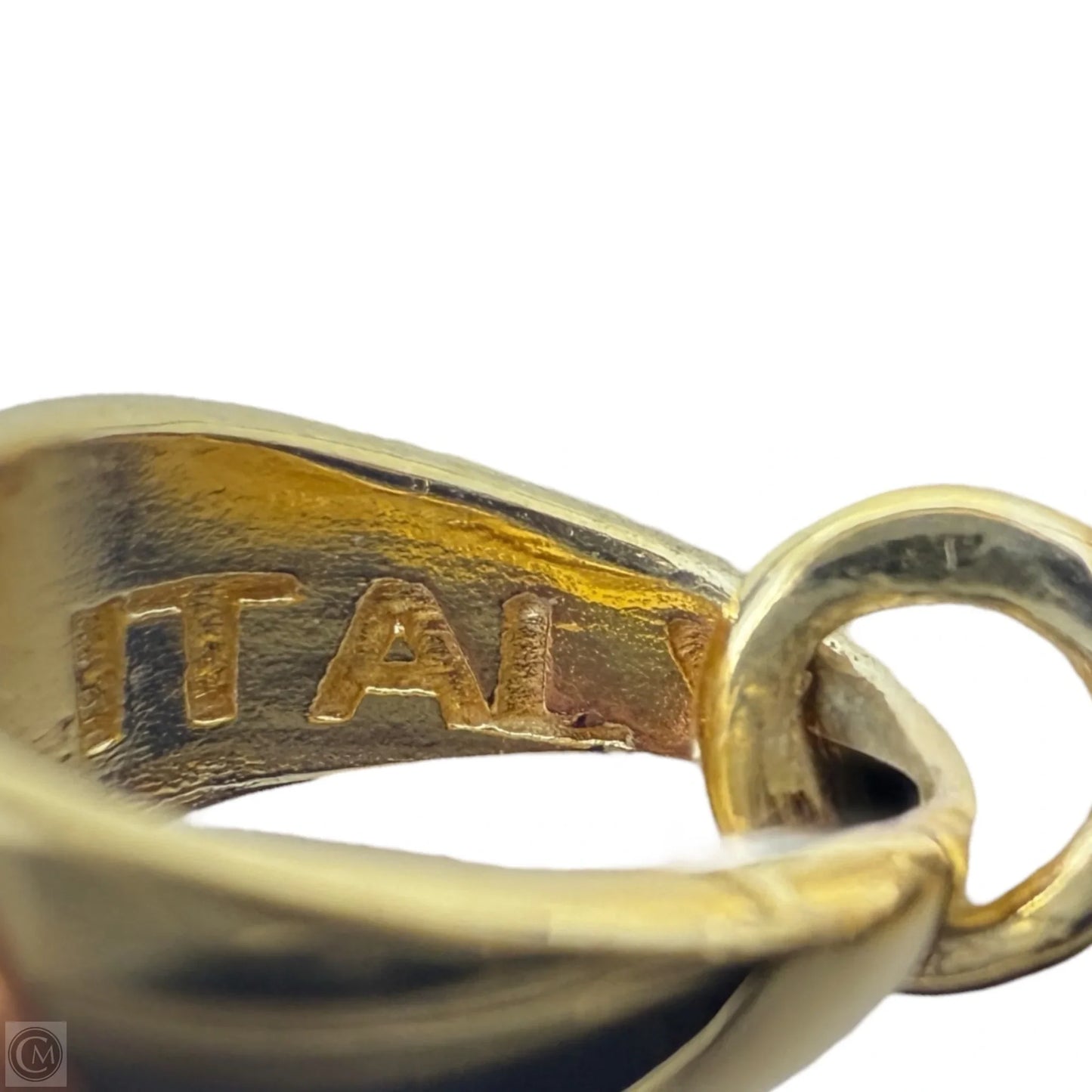 Gold Over Sterling Silver 500 Lire Italian Coin Pendant