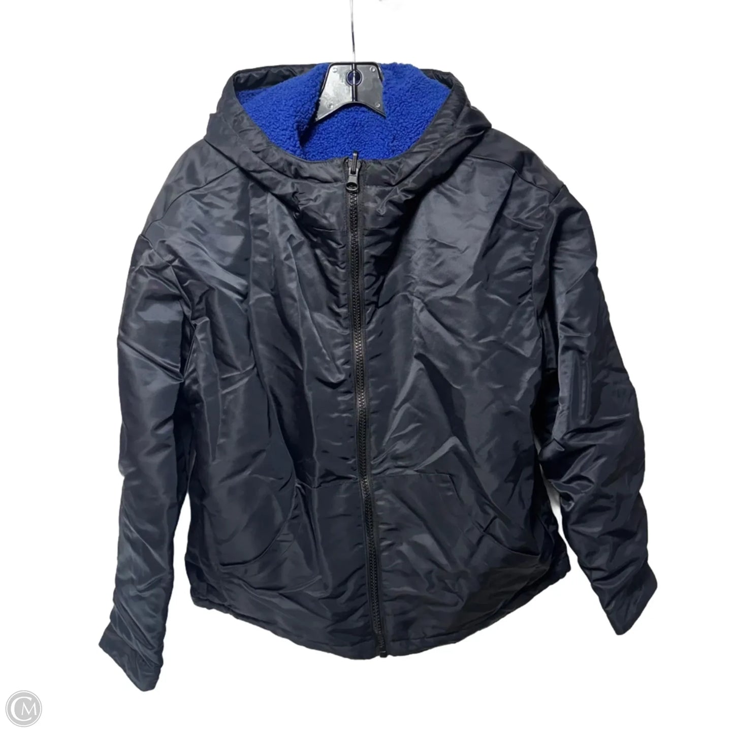 Jacket Windbreaker By Fabletics In Black, Size: M