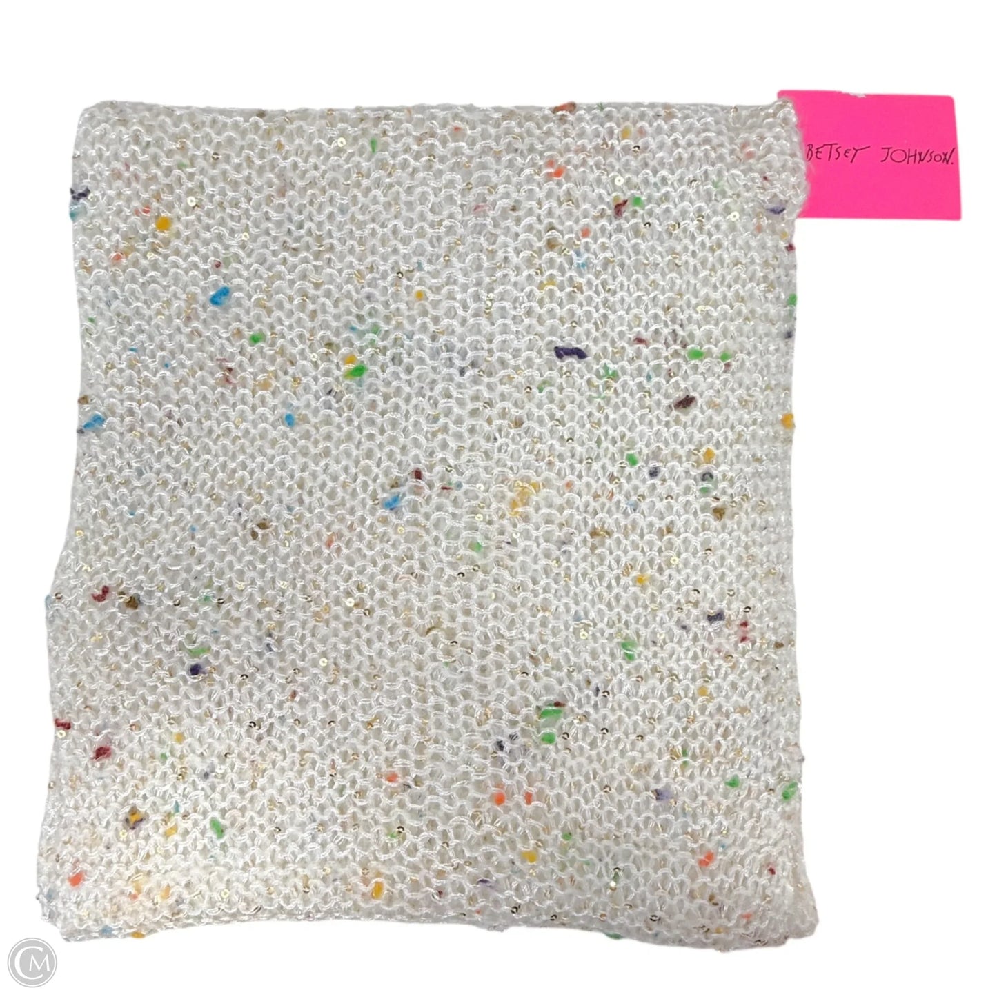 Sequin Embellished Infinity Scarf By Betsey Johnson