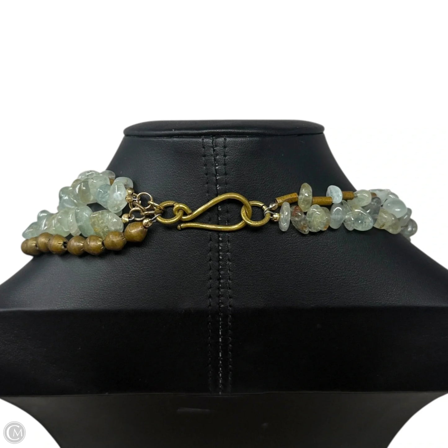 Green Beaded Statement Toggle Clasp Necklace By Clothes Mentor