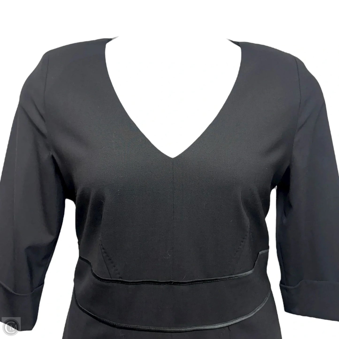 Wool Dress Casual Midi By BOSS by Hugo Boss In Black, Size: L