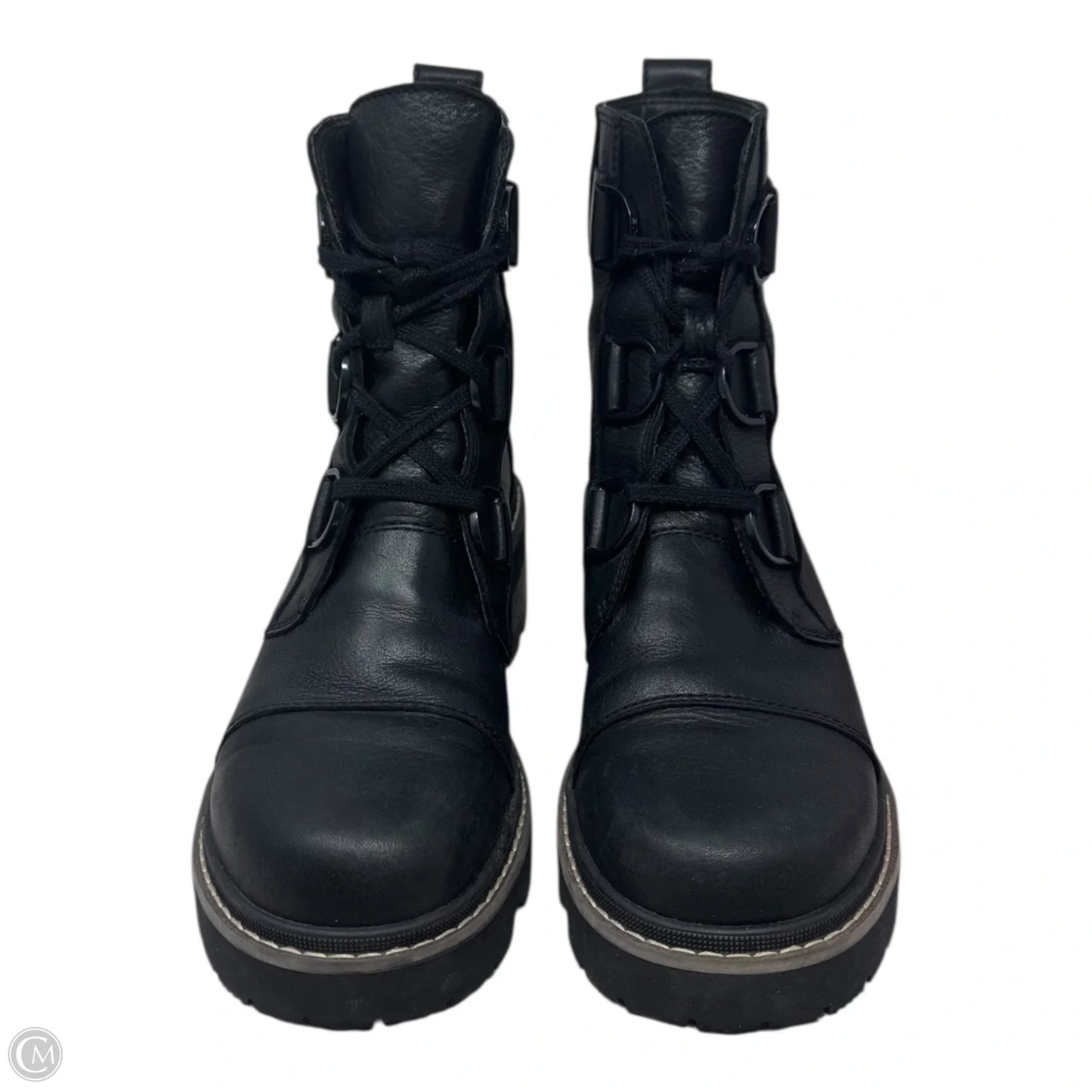 Joan Now Combat Boot By Sorel In Black, Size: 9