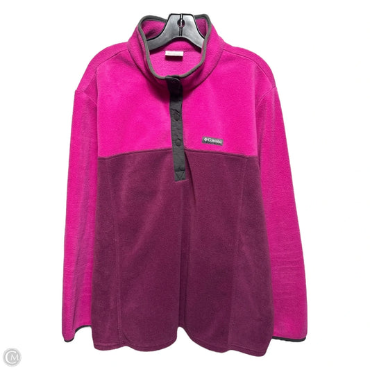Athletic Fleece By Columbia In Pink, Size: 2x