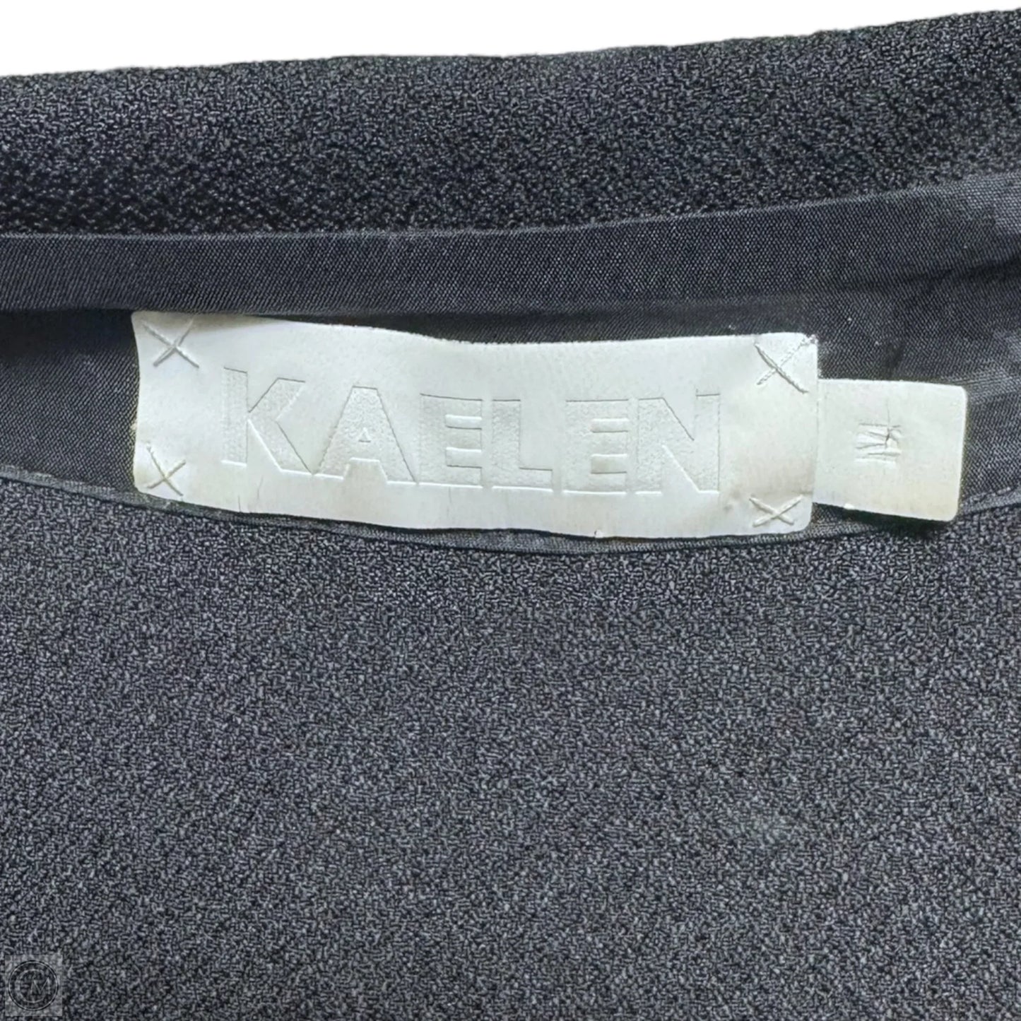 Kaelen shift cape dress short sleeve black button front By Kaelen In Black, Size: M