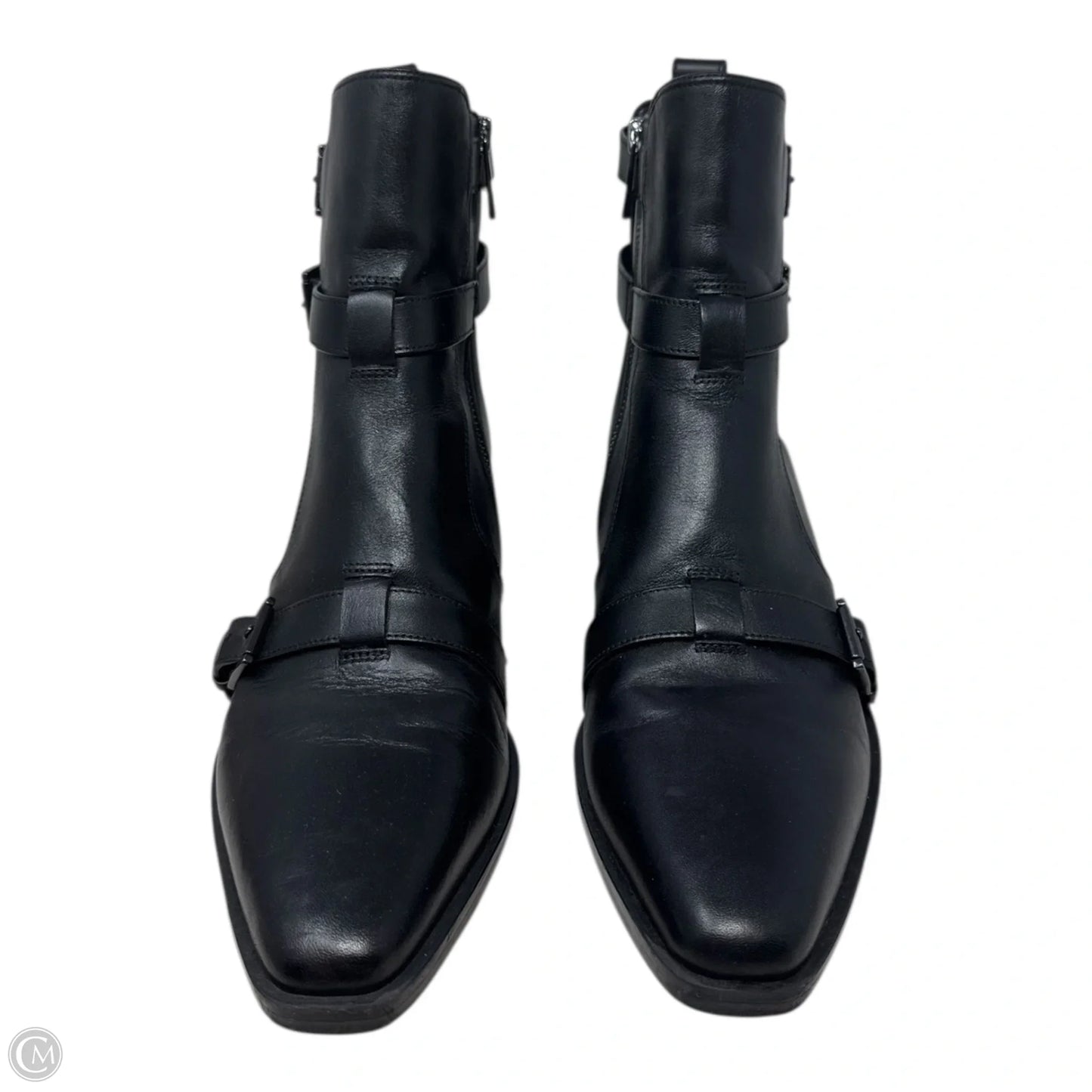 Radley Bootie Ankle Boots Leather Asymettric By Michael By Michael Kors In Black, Size: 11