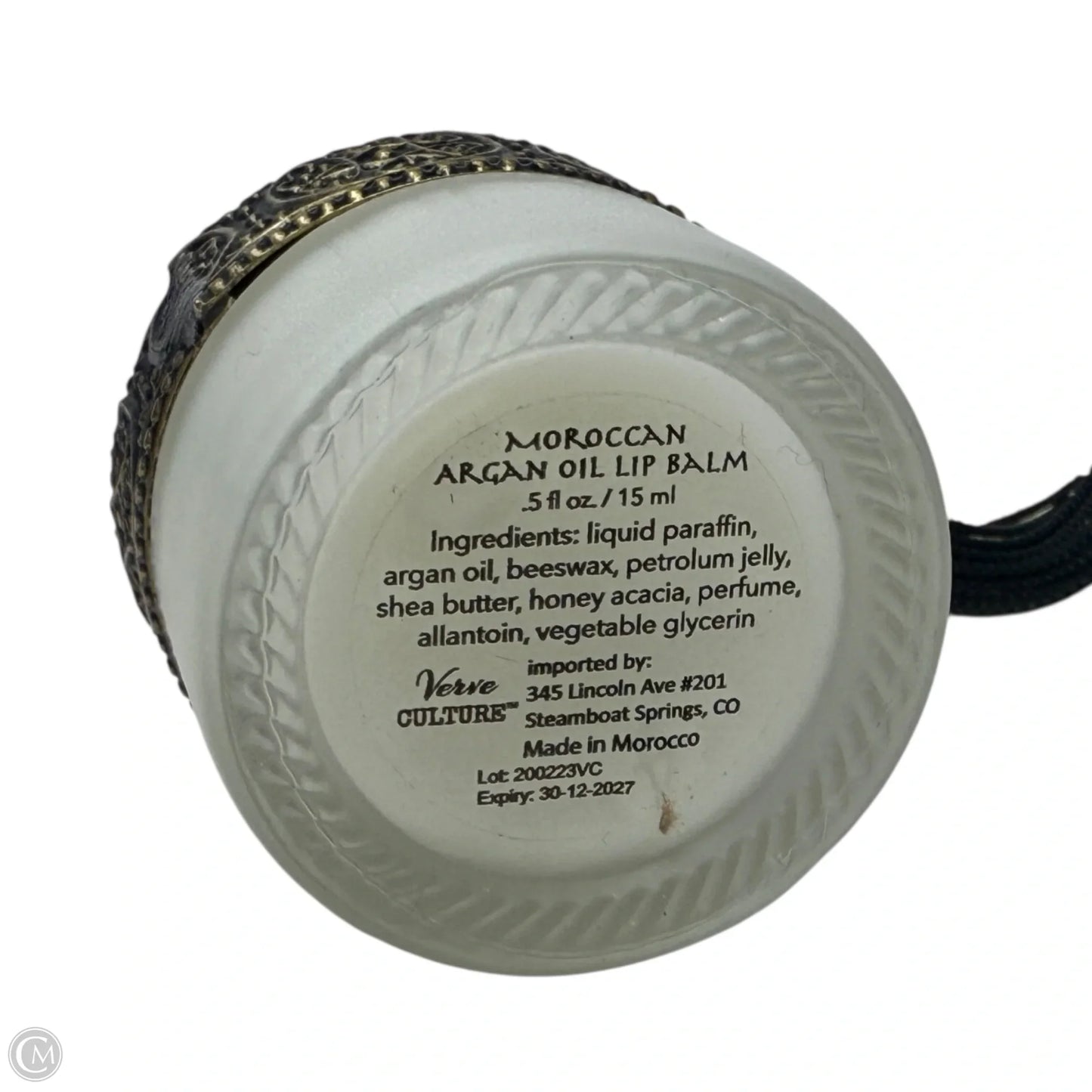 Moroccan Argan Oil Lip Balm By Verve Culture, Size: Small