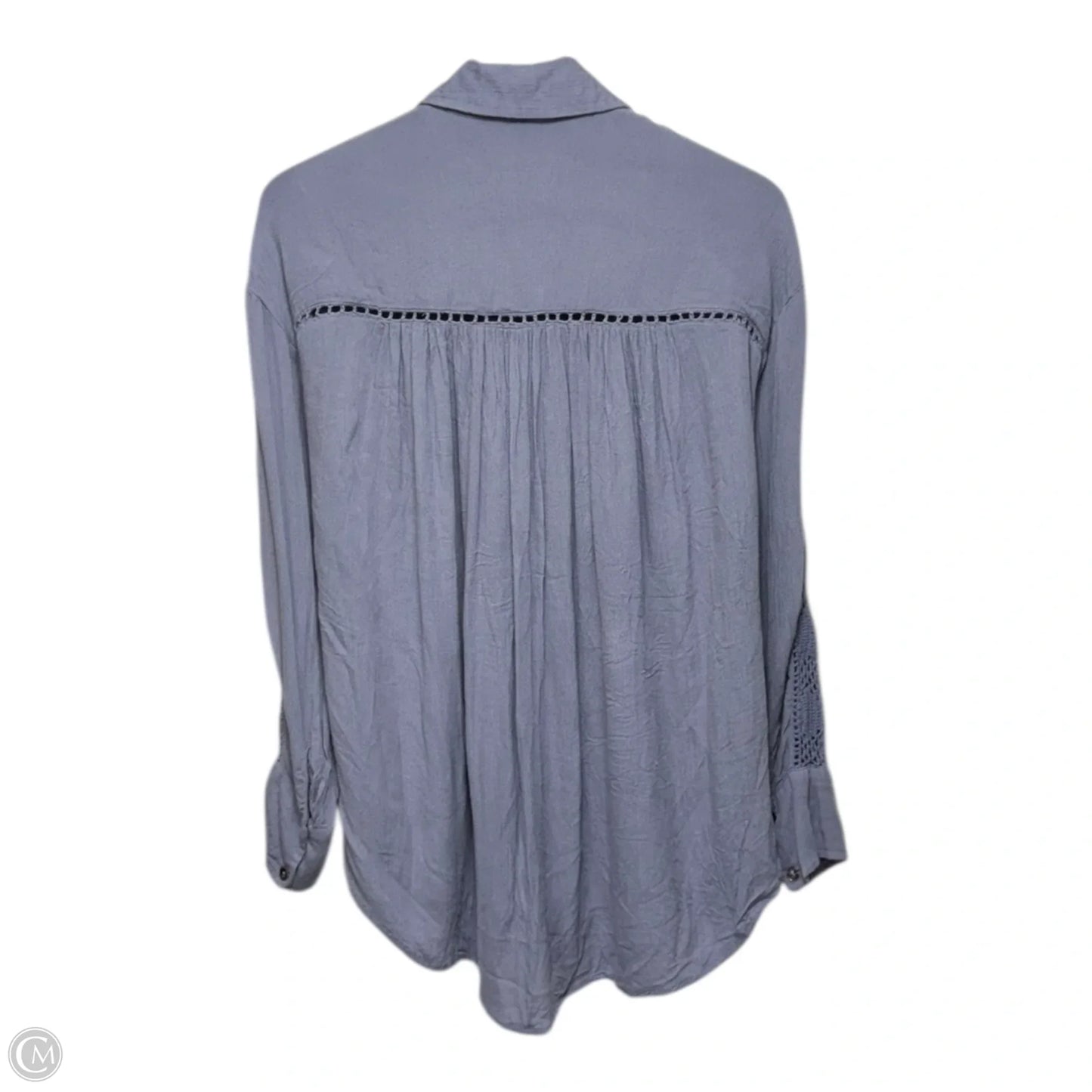 Katie Bird Button Up Top By Free People In Blue, Size: Xs