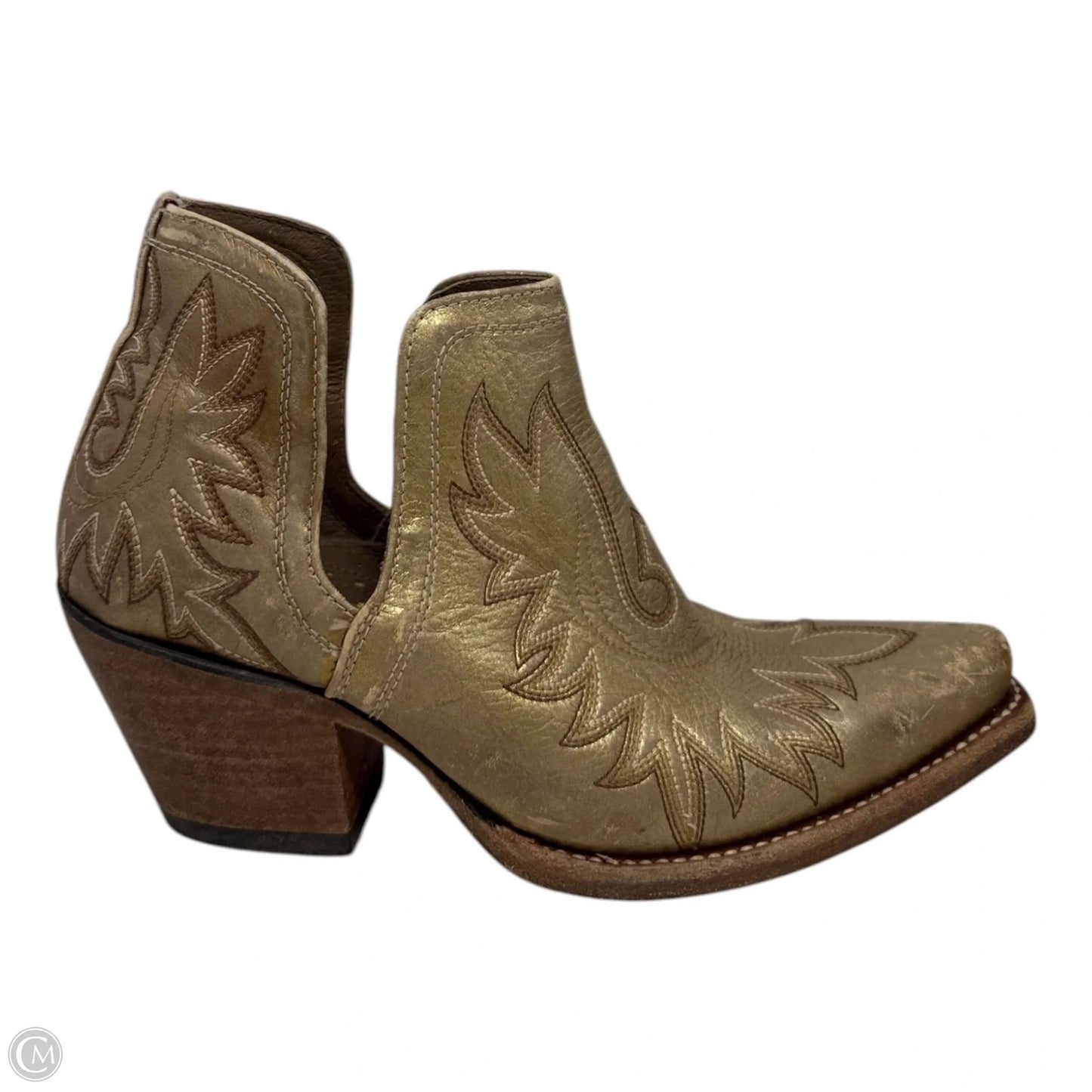 Boots Western By Ariat In Gold, Size: 9.5