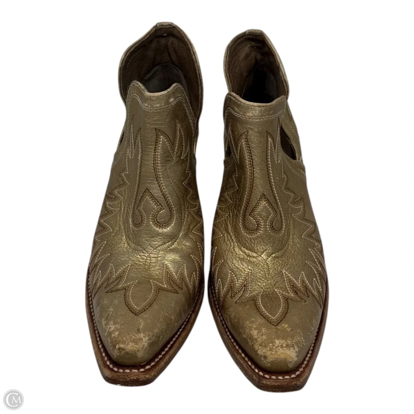 Boots Western By Ariat In Gold, Size: 9.5