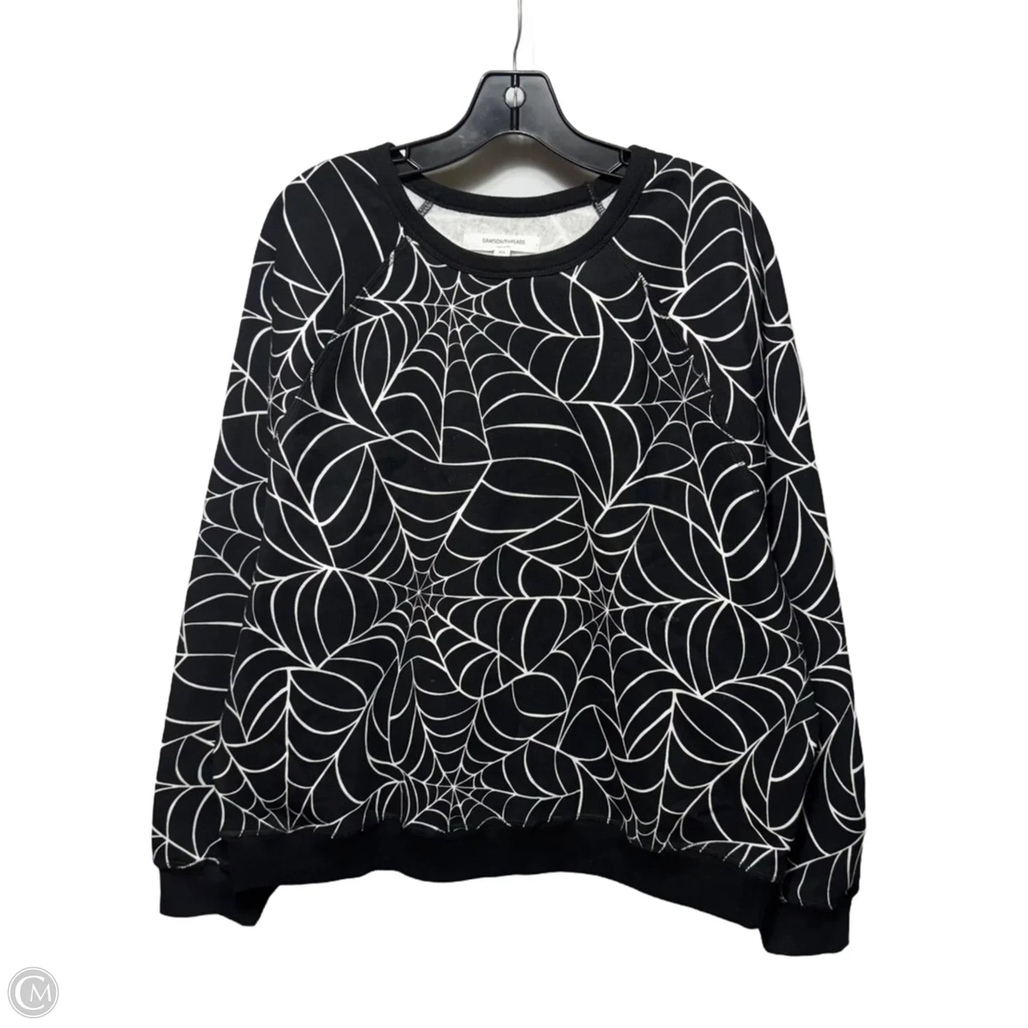 Top Long Sleeve By Grayson Threads In Black & White, Size: Xl