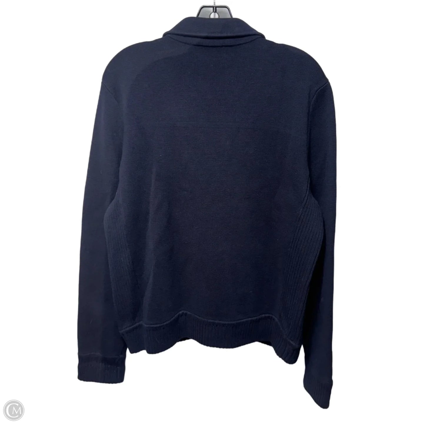 Sweater Cardigan By Talbots In Navy, Size: Xl