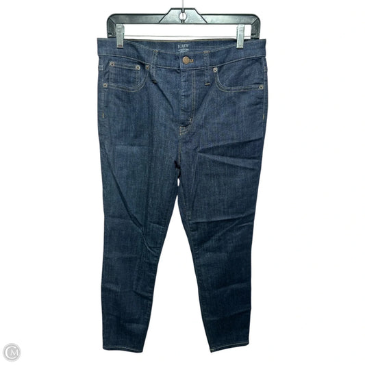 10” High Rise Jeans Skinny By J. Crew In Blue Denim, Size: 8p