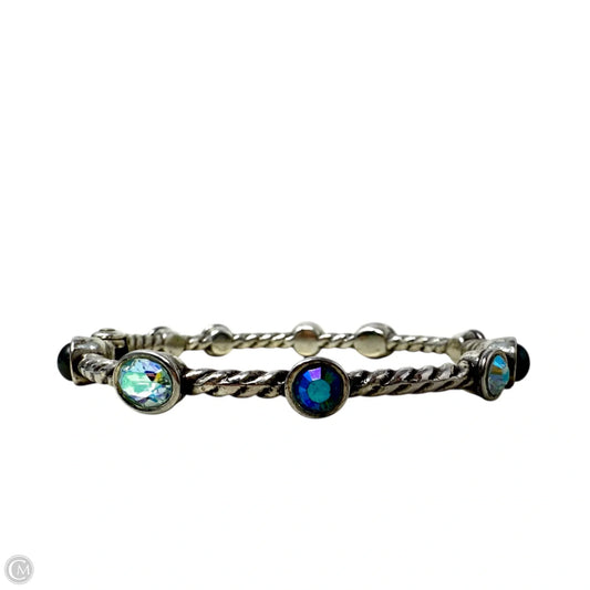 Monte Carlo Hinged Bangle Bracelet By Brighton