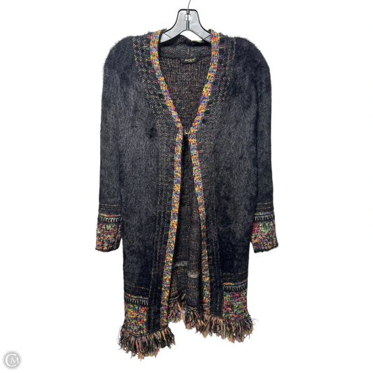 Eyelash Sweater Cardigan By Janice In Multi-colored, Size: Osfm