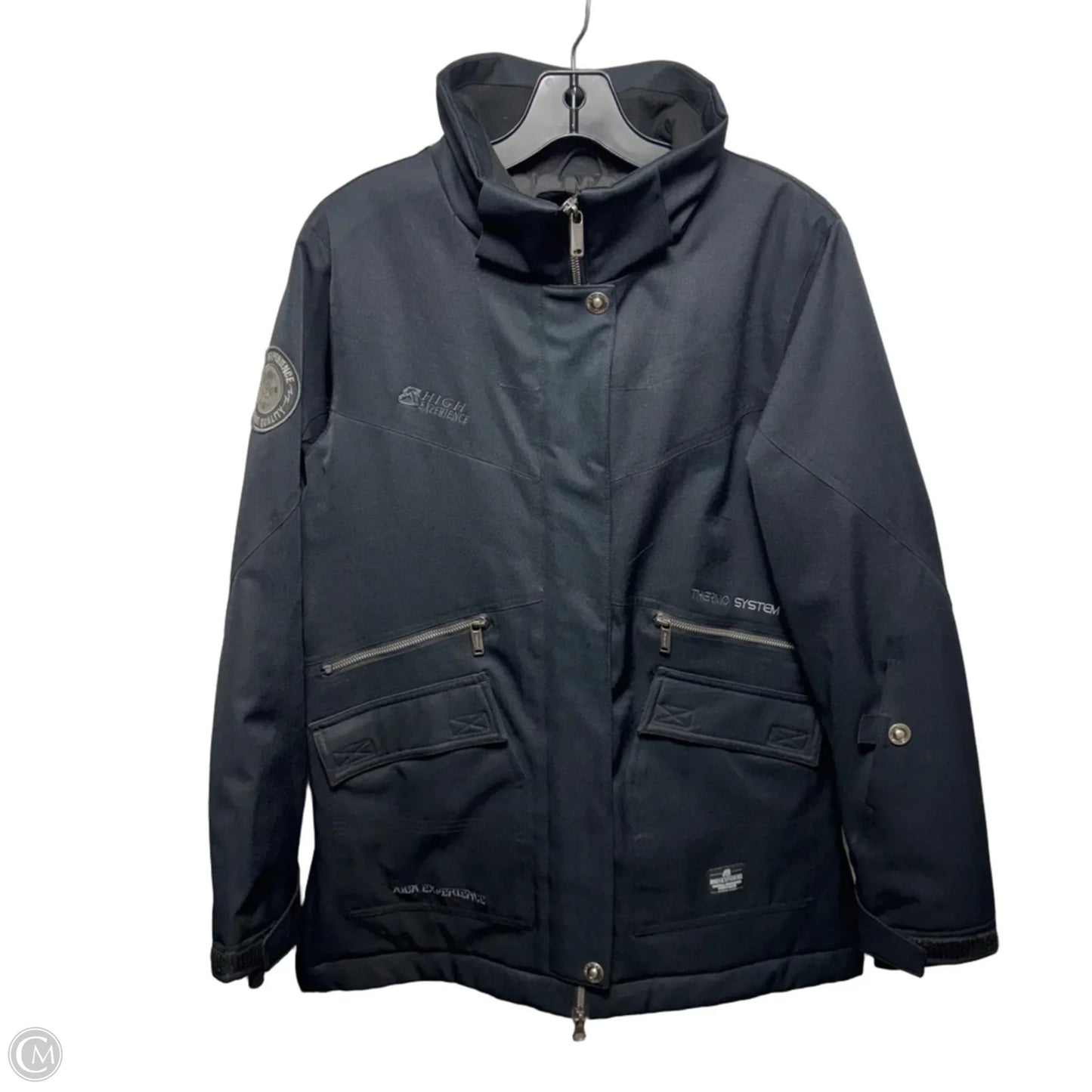 Thermo System Ski & Snowboard Jacket By Higher Experience In Black, Size: S