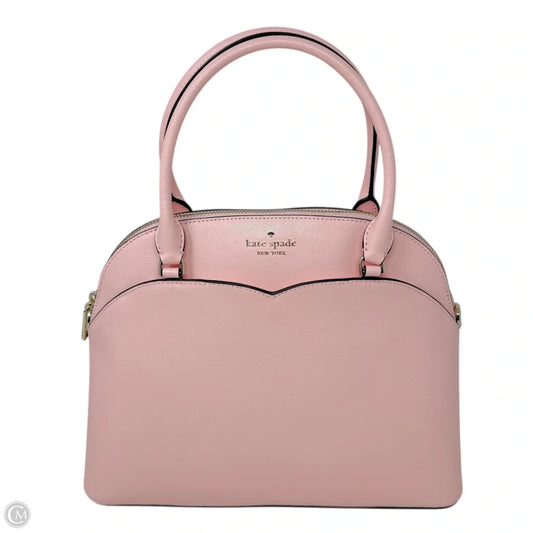 Payton Dome Saffiano Leather Satchel In Peony Pink Designer By Kate Spade, Size: Medium