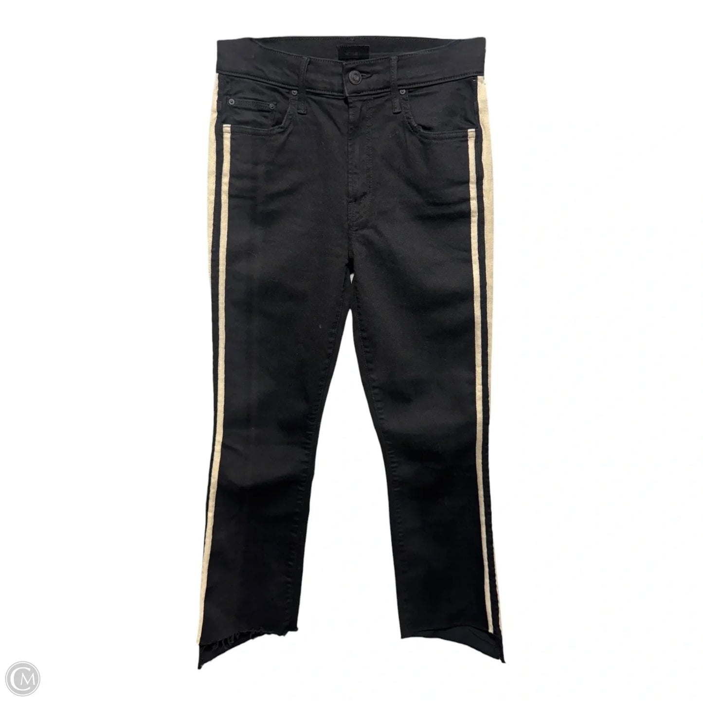 Insider Crop Step Fray Jeans By Mother In Guilty Racer, Size: 0 (25)