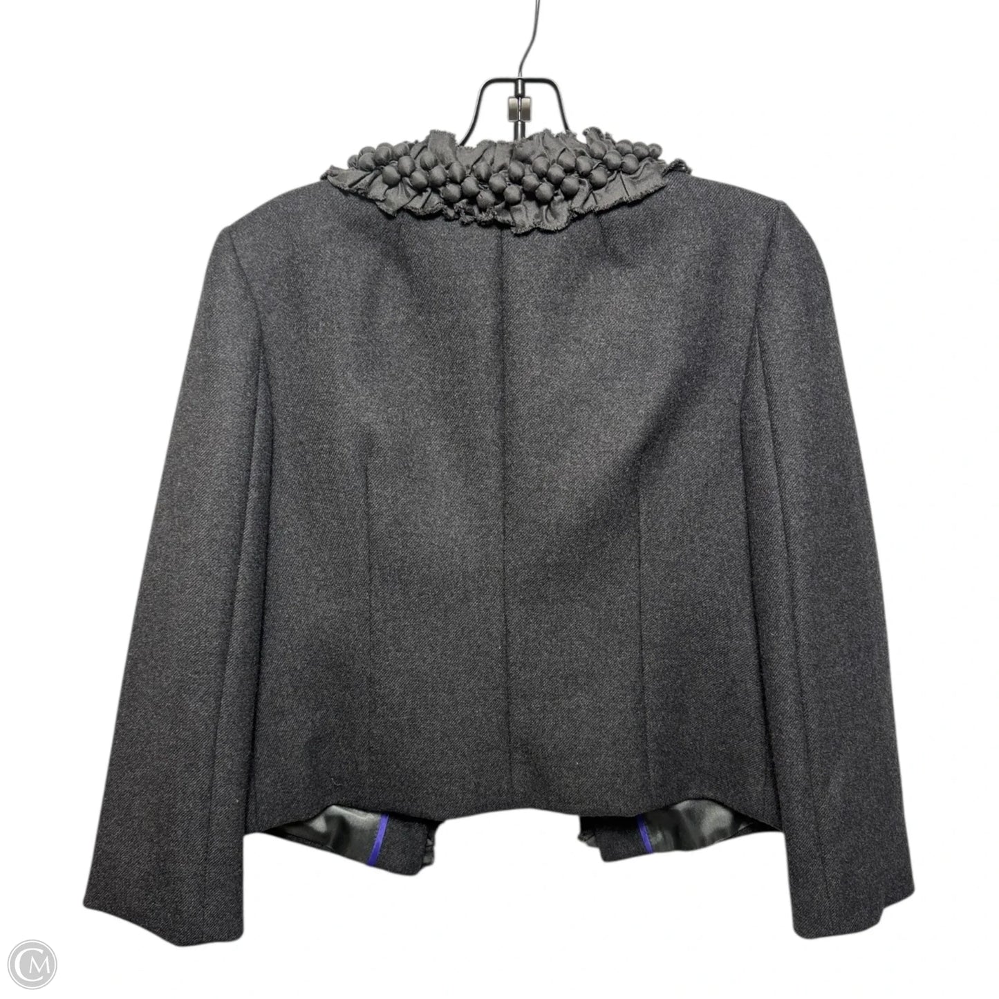 Astrid Berry Trim Wool Blazer By J. Crew In Grey, Size: 2