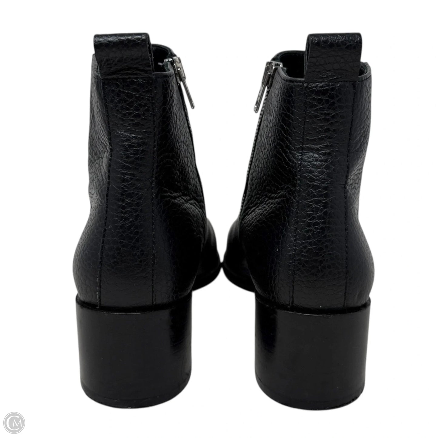 The Boss Boots By Everlane In Black Pebbled Leather, Size: 7