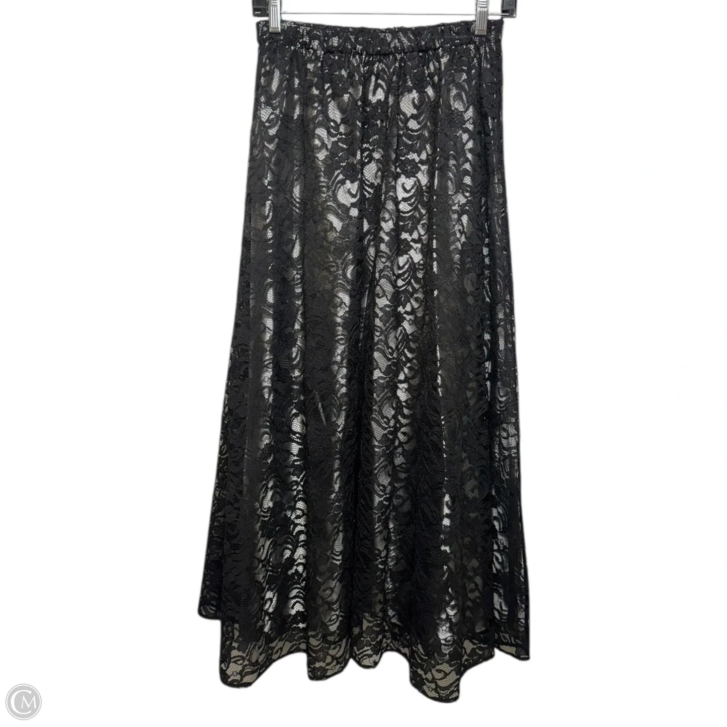 Skirt Maxi By Coldwater Creek In Black & Grey, Size: S