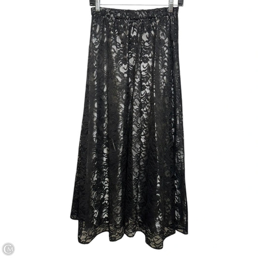 Skirt Maxi By Coldwater Creek In Black & Grey, Size: S