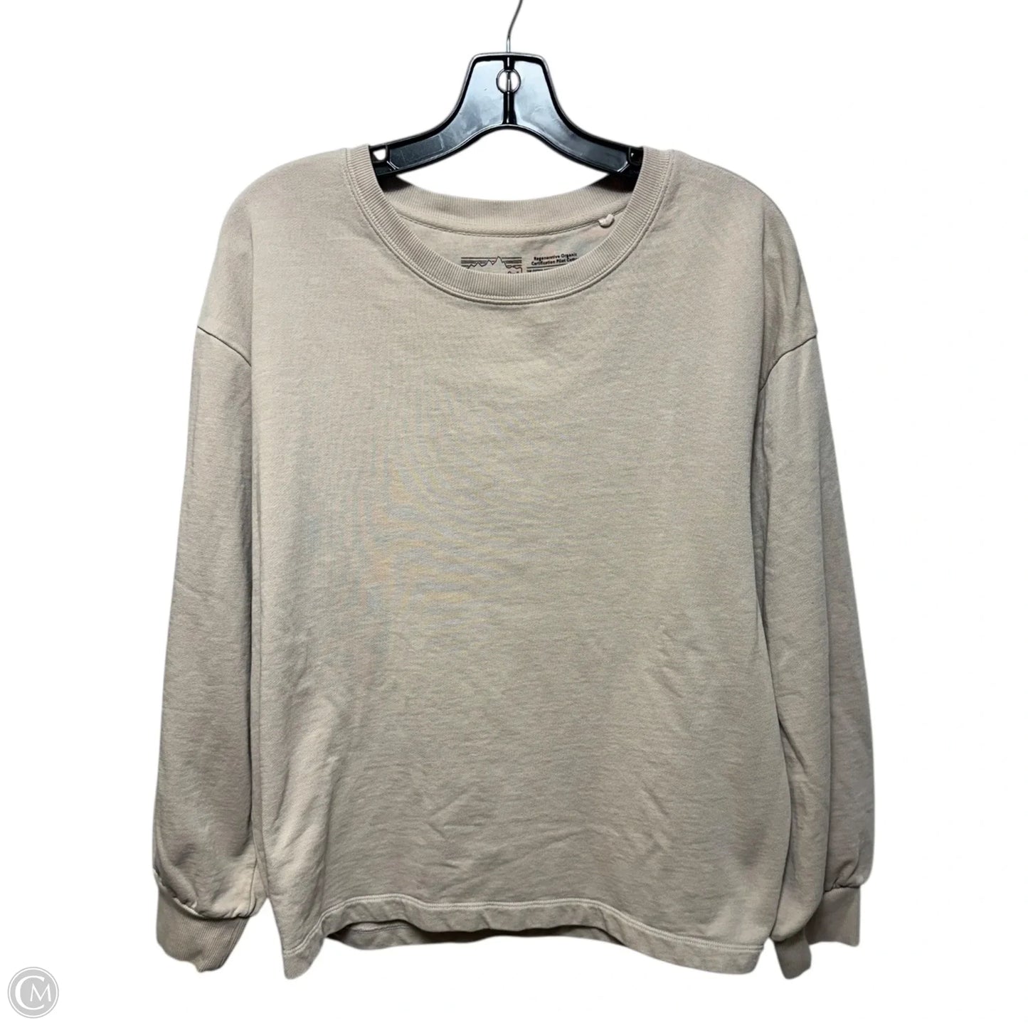 Top Long Sleeve Basic By Patagonia In Tan, Size: L