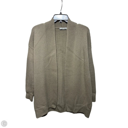 Sweater Cardigan Cashmere By Vince In Green, Size: S